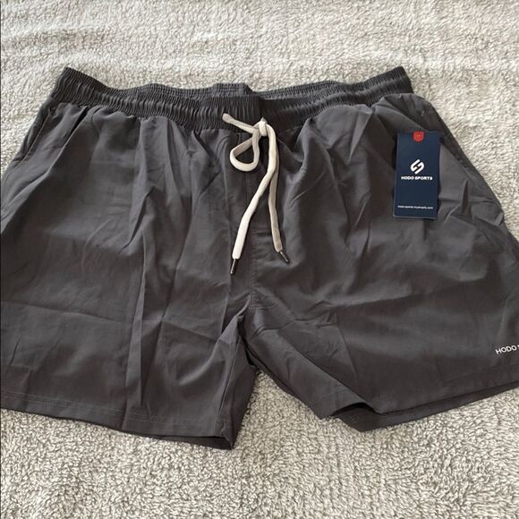 Hodo Sports Gray Athletic Shorts - Picture 1 of 7